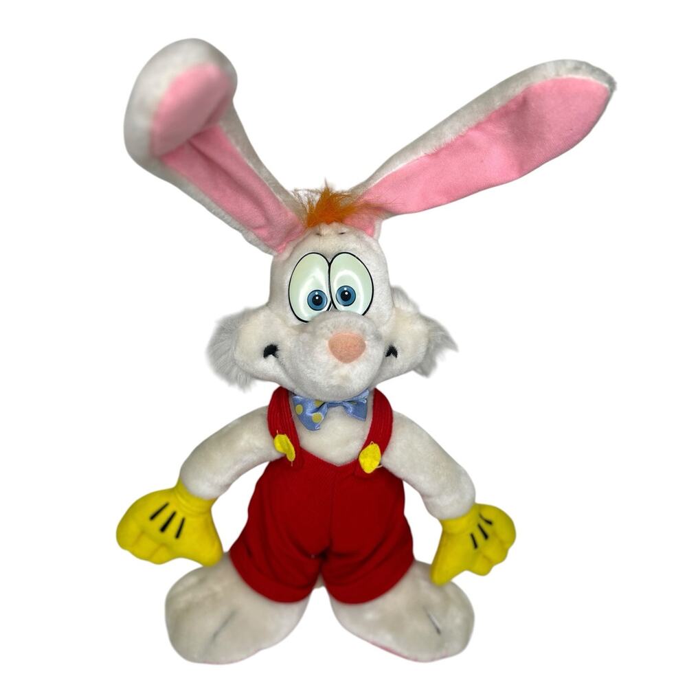 DisneyLand Vintage 1987 Roger Rabbit Plush Who Framed Roger Rabbit EUC